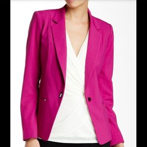 💖Laundry Shelli Segal Raspberry Blazer 8 NWT